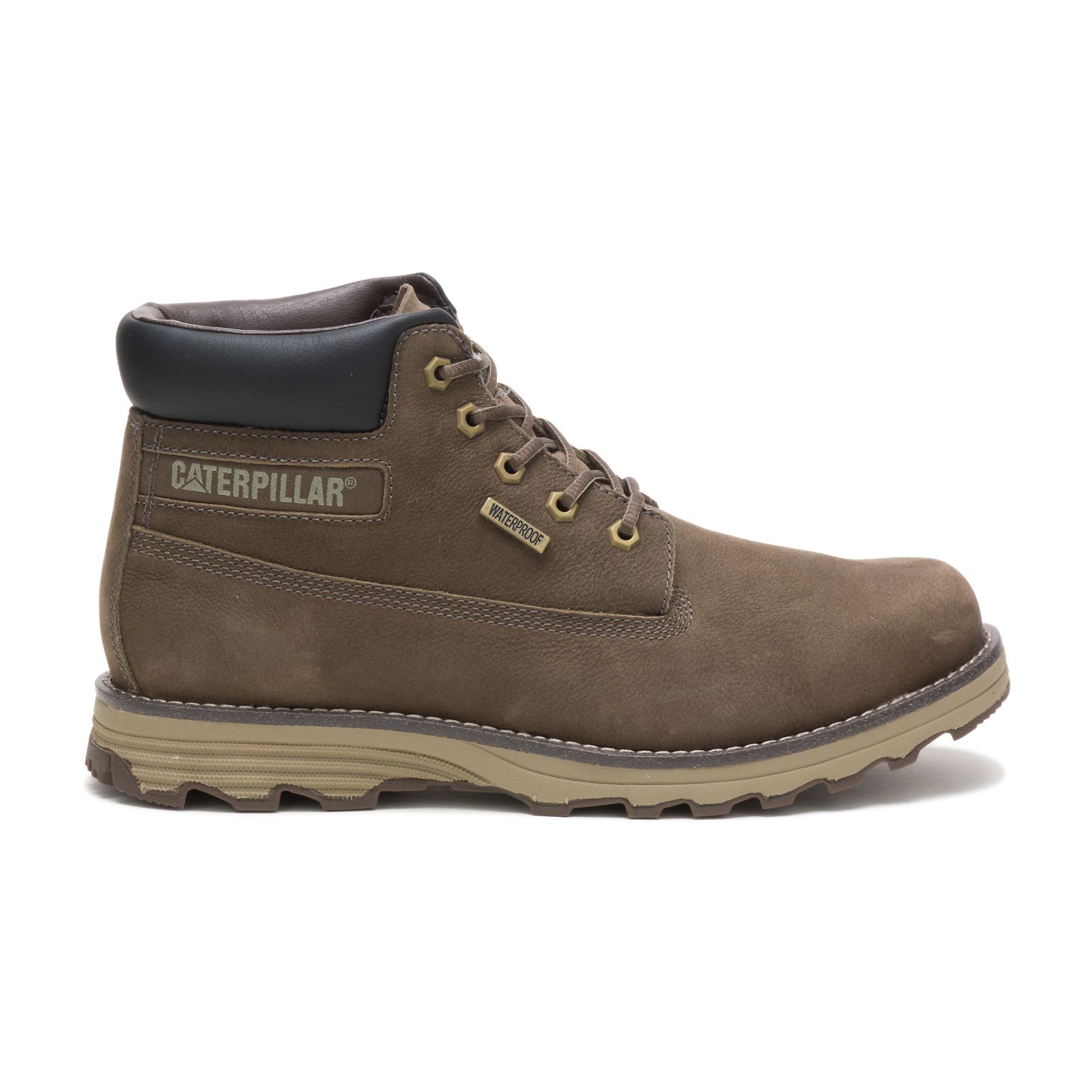 Mens Caterpillar Founder Waterproof Thinsulate™ Waterproof Boots Grey Malaysia Outlet (HBGJT4029)