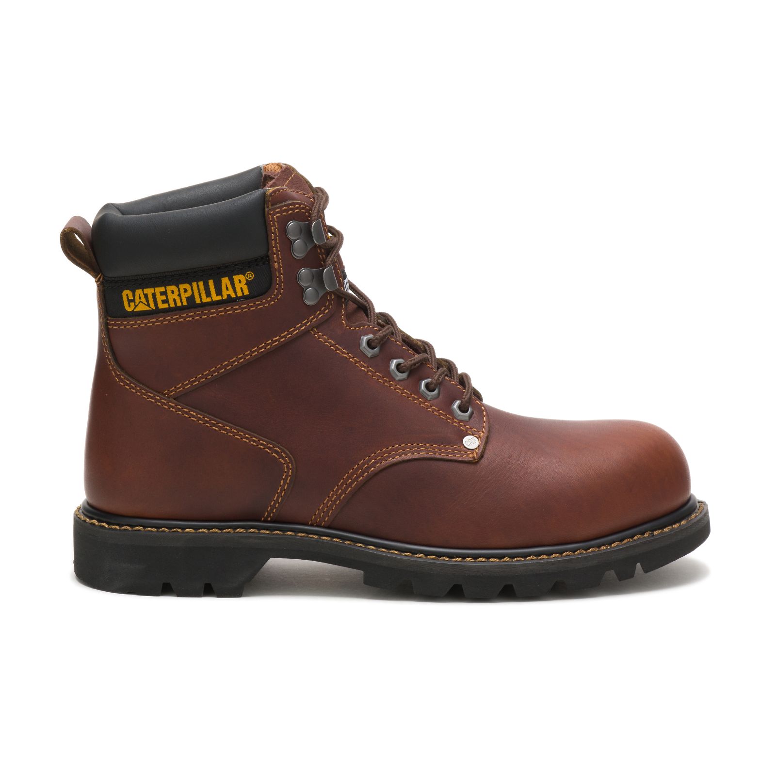 Mens Caterpillar Second Shift Steel Toe Steel Toe Boots Brown Malaysia Online (KQTIX3204)