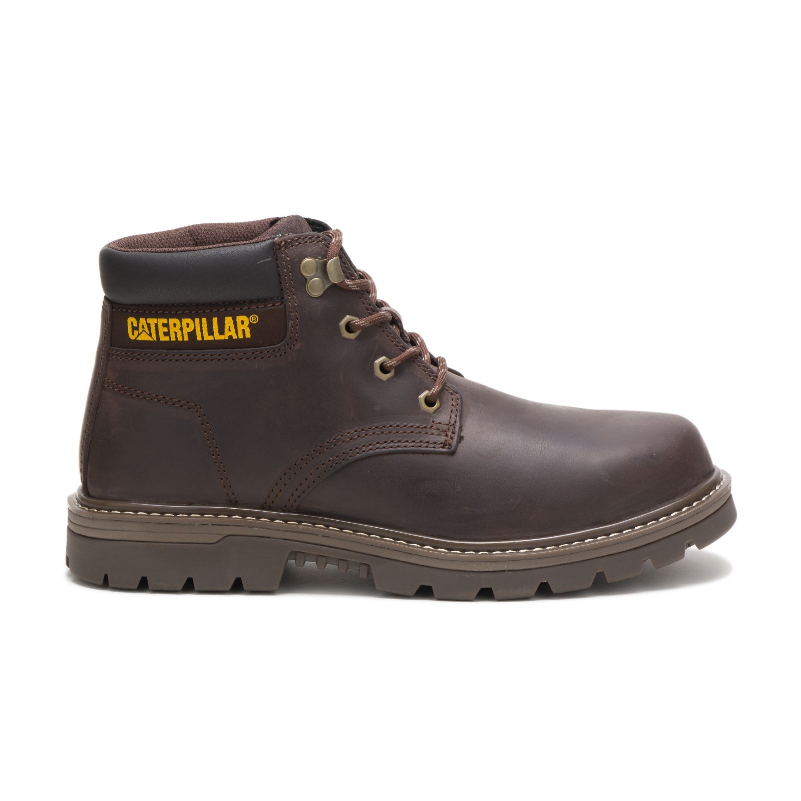 Mens Caterpillar Outbase Steel Toe Steel Toe Boots Coffee Malaysia (PZXGW2718)