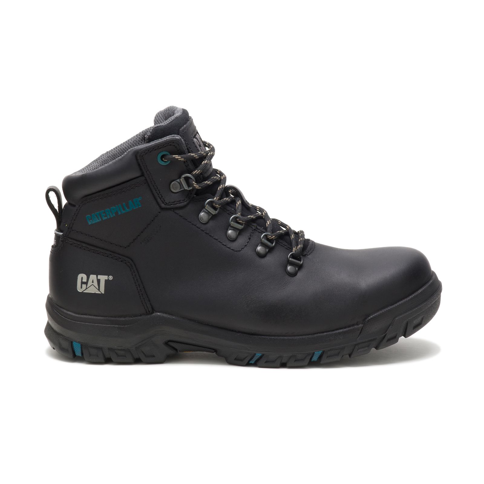 Womens Caterpillar Mae Steel Toe Waterproof Work Boots Black Malaysia (HYDCZ2785)