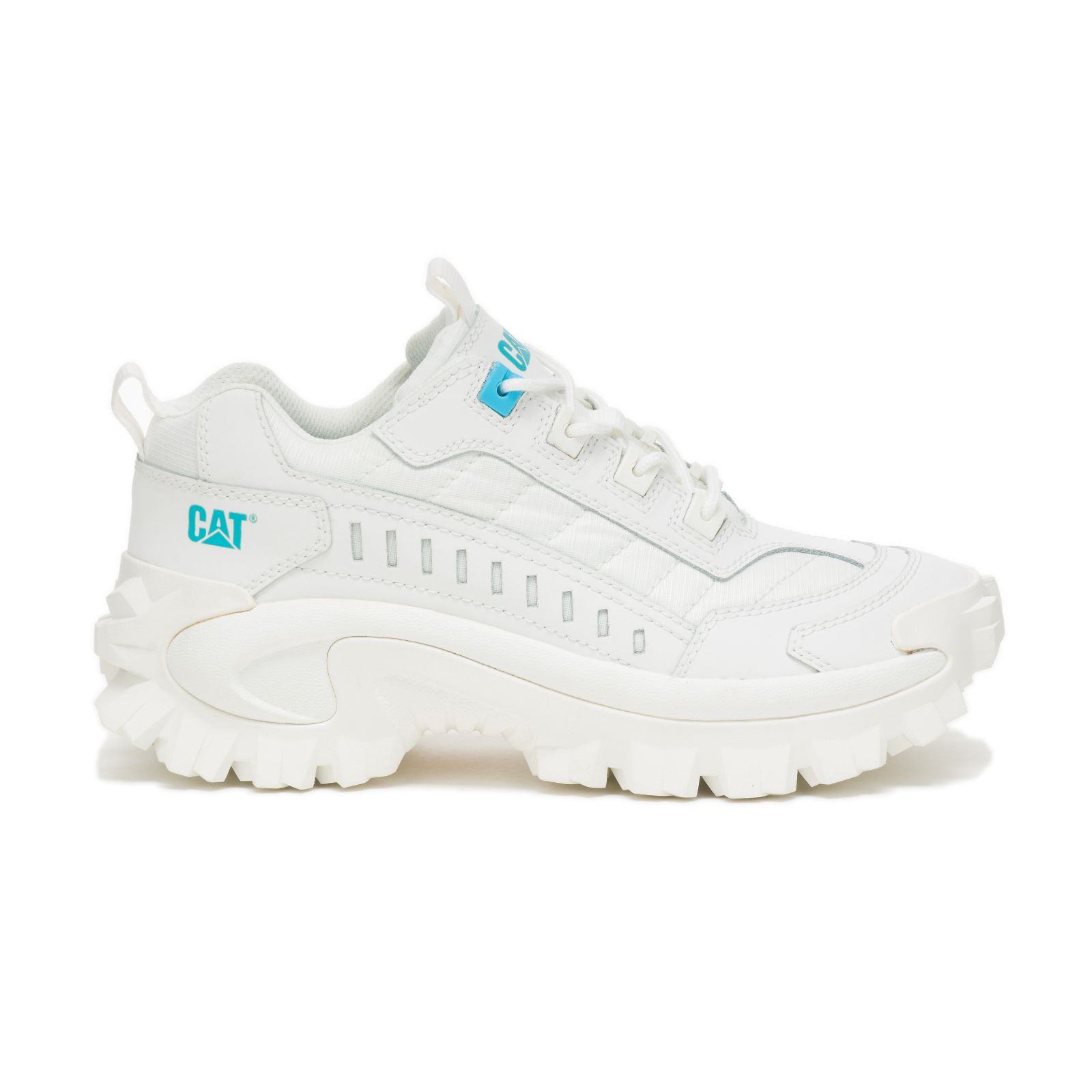 Womens Caterpillar Intruder Casual Shoes White/Blue Malaysia Outlet (XYVQB8035)