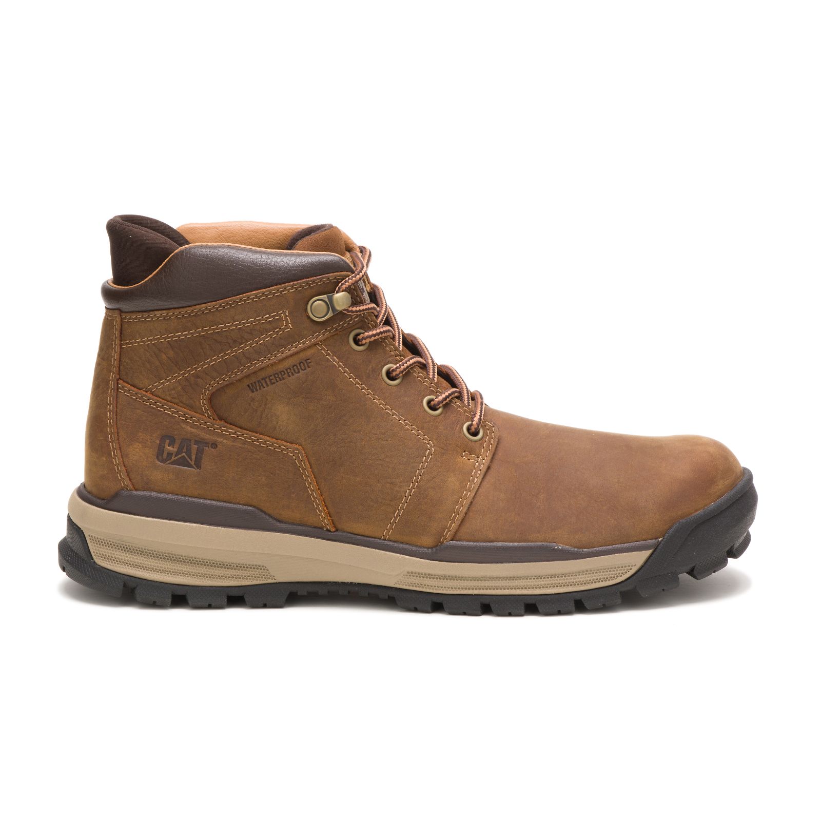 Mens Caterpillar Cohesion Ice+ Waterproof Thinsulate™ Casual Boots Brown Malaysia Outlet (JIQSG8923)