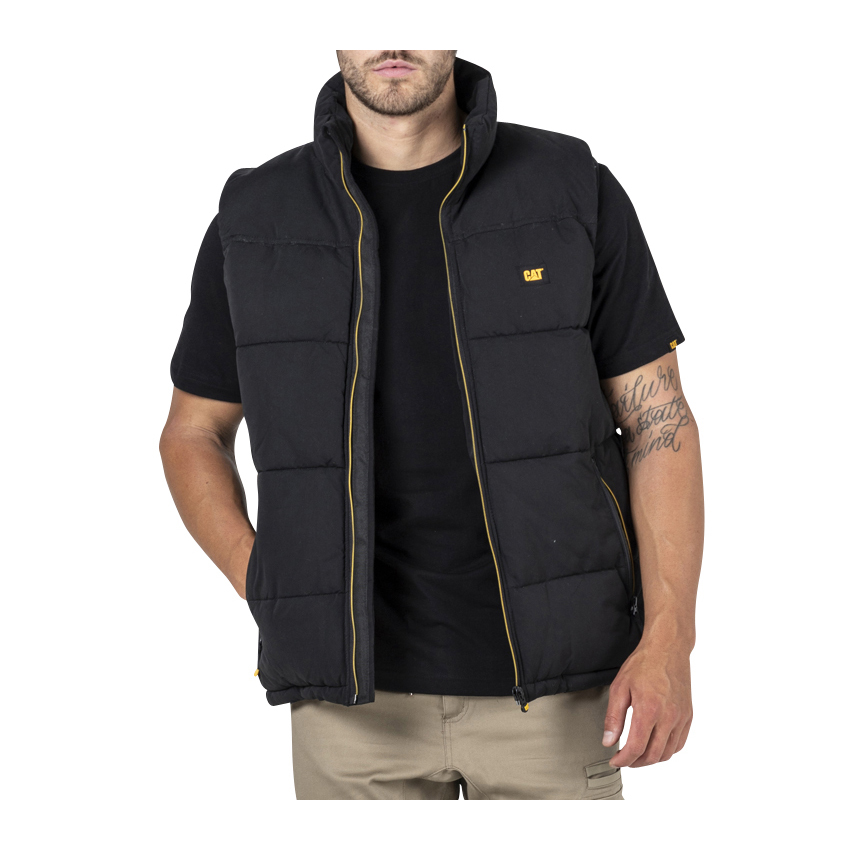 Mens Caterpillar Arctic Zone Vests Black Malaysia (NLZJO0315)