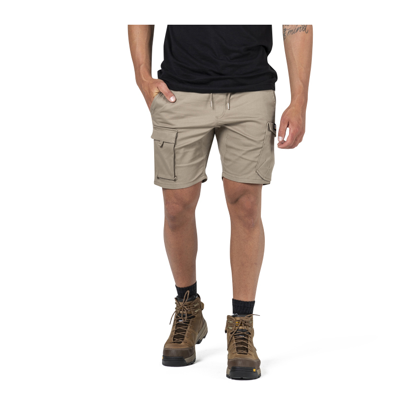 Mens Caterpillar Diesel Work Shorts Khaki Malaysia (NXBIU6018)